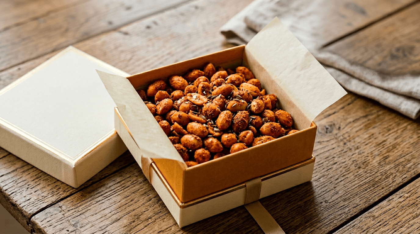 Harissa Spiced Peanuts